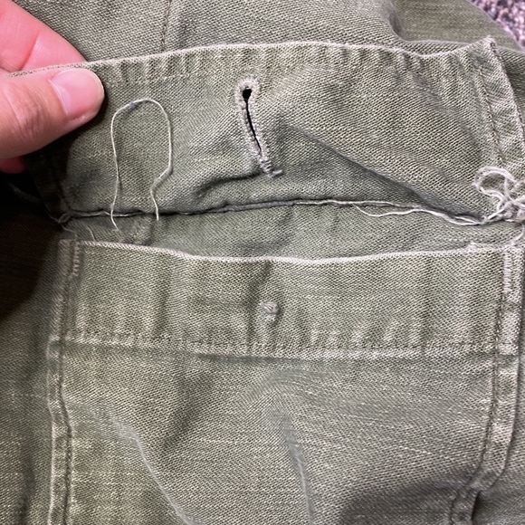 Vintage US Army Green Long Sleeve Button Down Field Shirt 20x26 - Picture 4 of 9